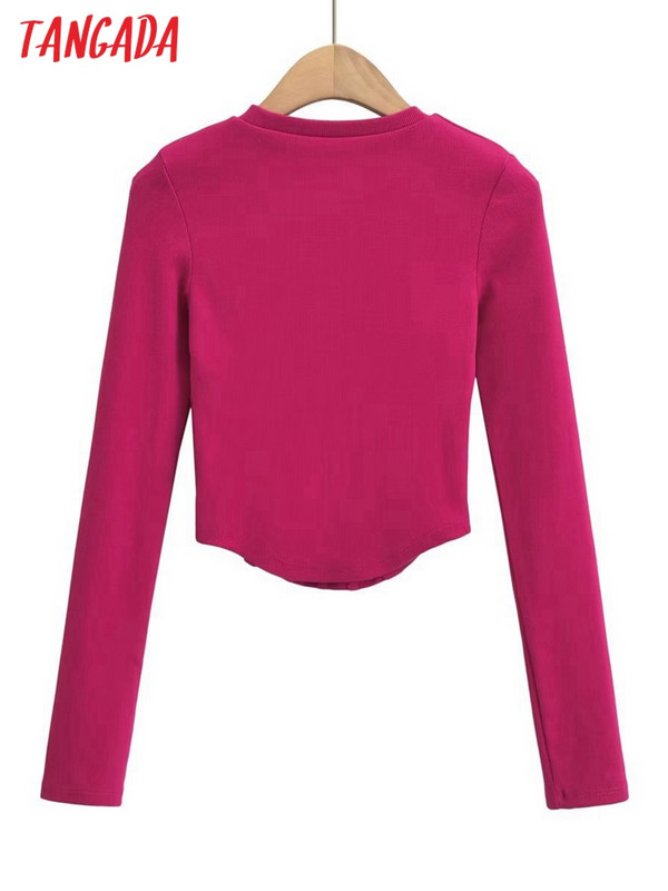 Tangada 2023. Nova ženska majica kratkih rukava s tunikom, majice dugih rukava, ženska seksi majica majica 4P162