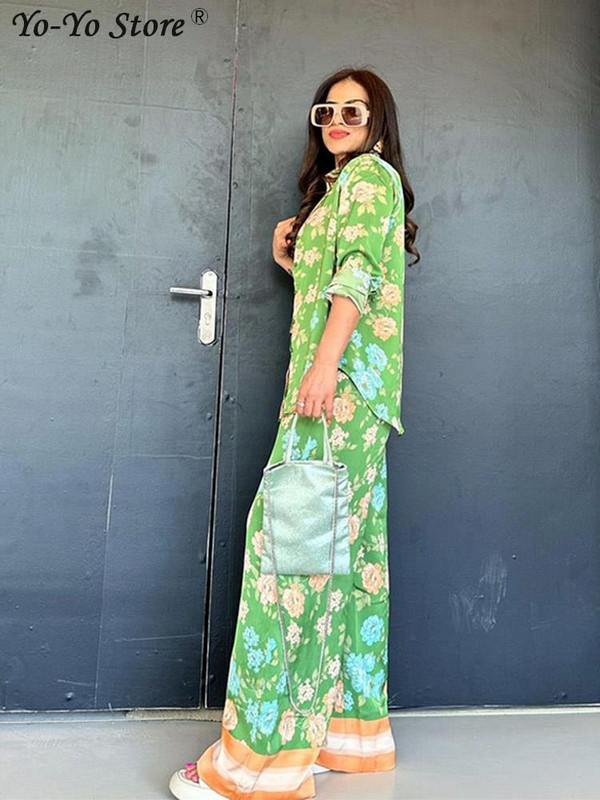 Dámske voľné nohavice s dlhým rukávom a golierom, voľné, s golierom a širokými nohavicami, sťahovacou šnúrkou