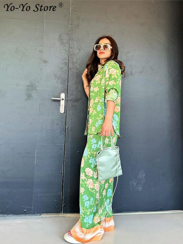 Dámske voľné nohavice s dlhým rukávom a golierom, voľné, s golierom a širokými nohavicami, sťahovacou šnúrkou