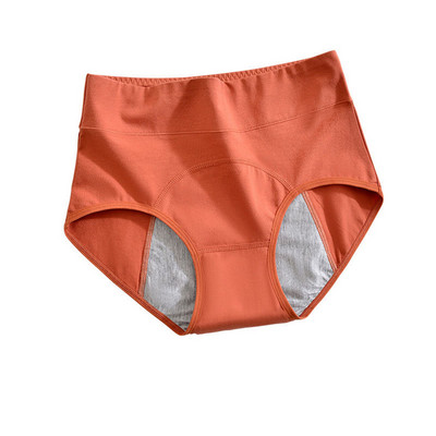 Chiloți pentru menstruație, cu talie înaltă, lenjerie de corp, din bumbac, chiloți menstruali, rezistente la scurgeri, Bragas Menstruales