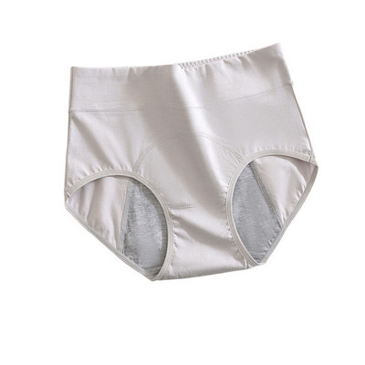 Chiloți pentru menstruație, cu talie înaltă, lenjerie de corp, din bumbac, chiloți menstruali, rezistente la scurgeri, Bragas Menstruales