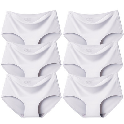 BZEL 6PCS/Set Ženske gaćice Bešavne Žensko donje rublje Velike veličine Ugodne gaćice Prozračno donje rublje od svilenog satena Hot Rasprodaja Gaćice