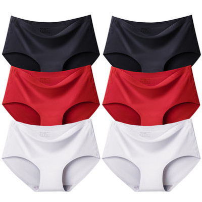 BZEL 6PCS/Set Ženske gaćice Bešavne Žensko donje rublje Velike veličine Ugodne gaćice Prozračno donje rublje od svilenog satena Hot Rasprodaja Gaćice