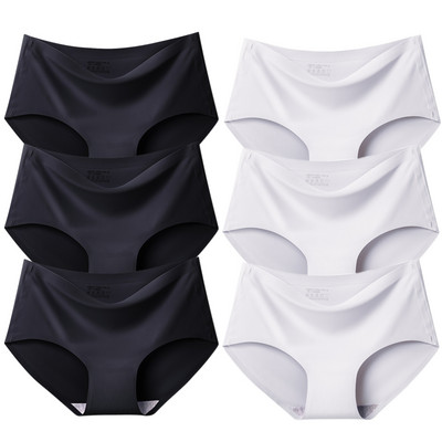 BZEL 6PCS/Set Ženske gaćice Bešavne Žensko donje rublje Velike veličine Ugodne gaćice Prozračno donje rublje od svilenog satena Hot Rasprodaja Gaćice