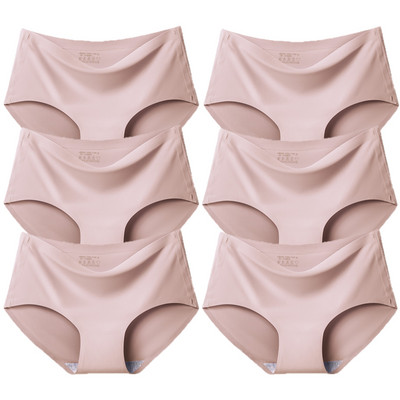 BZEL 6PCS/Set Ženske gaćice Bešavne Žensko donje rublje Velike veličine Ugodne gaćice Prozračno donje rublje od svilenog satena Hot Rasprodaja Gaćice