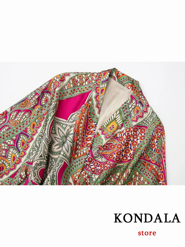 Dámske bermudy KONDALA, 2 kusy, letný oversized, dlhý kvetinový vzor, kimono so šerpami a vysokým pásom, široké nohavice, sviatočný set 2022