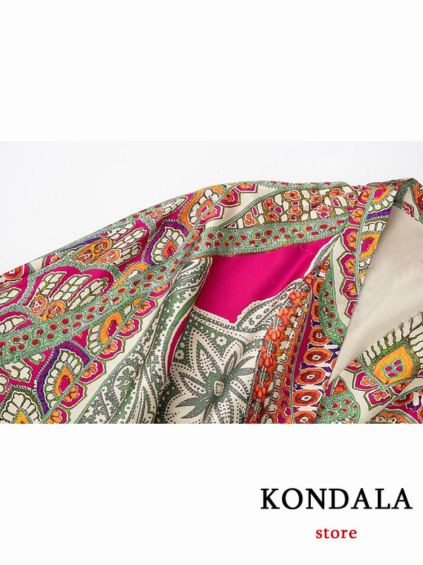 Dámske bermudy KONDALA, 2 kusy, letný oversized, dlhý kvetinový vzor, kimono so šerpami a vysokým pásom, široké nohavice, sviatočný set 2022