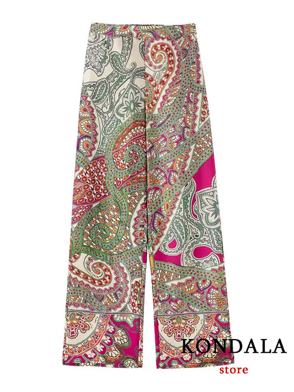 Dámske bermudy KONDALA, 2 kusy, letný oversized, dlhý kvetinový vzor, kimono so šerpami a vysokým pásom, široké nohavice, sviatočný set 2022