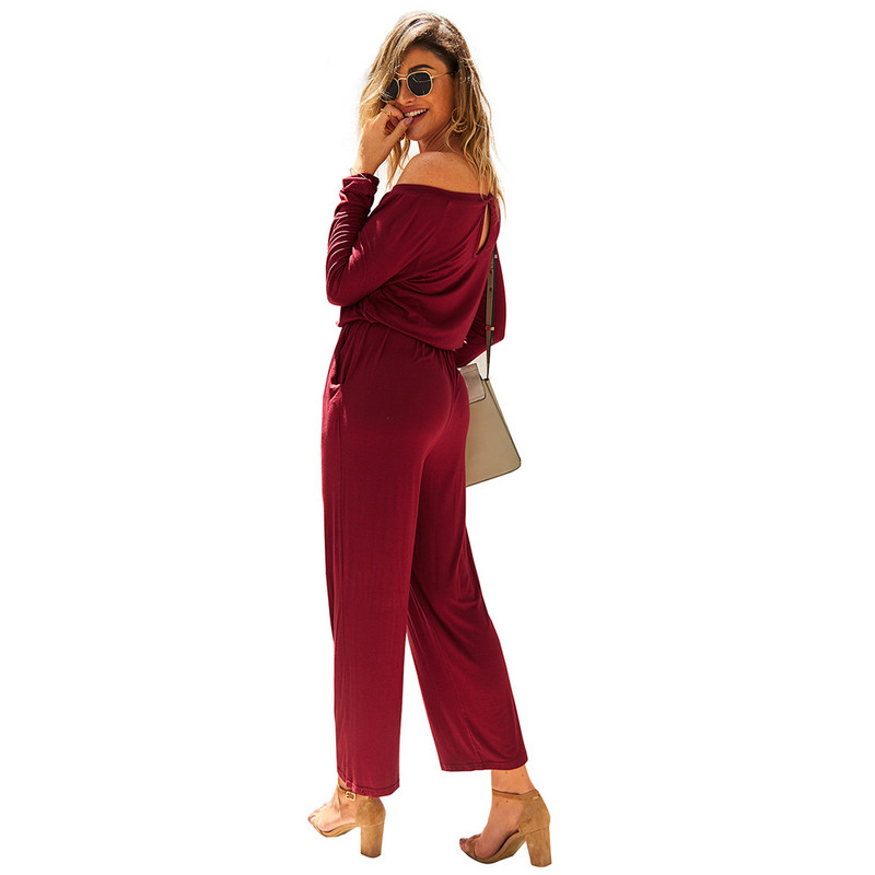 pavasario ruduo Moterų mados kombinezonas Romper juodas Asimetriškas kišeninis Beach Bodycon suvarstomas moteriškas kombinezonas solidus kombinezonas