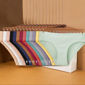 3 kom/set Seksi ženske gaćice velike veličine Ice Silk Bešavne M-3XL donje rublje Jednobojne udobne mekane gaćice Žensko donje rublje