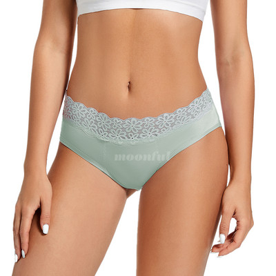 Дамски гащи за менструация Памук Бельо с обилно течение Период на течове Дамски гащи за менструация за момиче Дантела