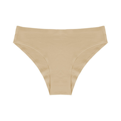 Chiloți de damă, sexy, fără sudură, din mătase de gheață, cu talie joasă, lenjerie de corp solidă, comodă, invizibilă, bikini, chiloți