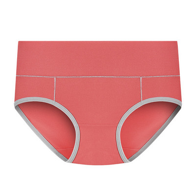 Chiloți din bumbac de dimensiuni plus mari, pentru femei, confortabili, cu talie mijlocie, chiloți respirabili, de culoare uni, lenjerie intimă elastică pentru doamne M-5XL