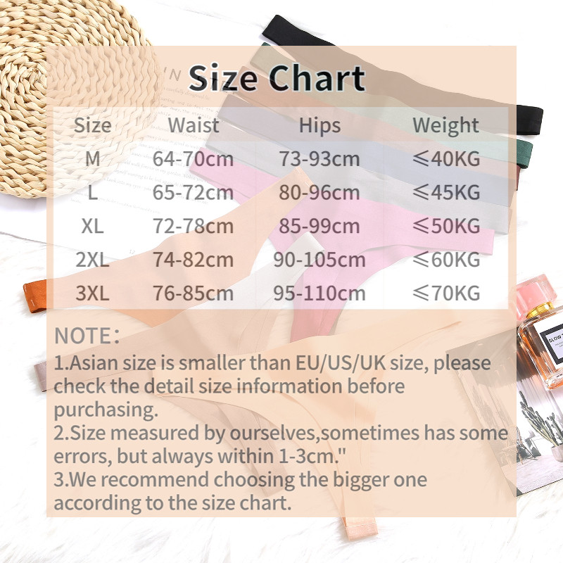 5PCS/Set Seksi donje rublje Ženske gaćice Bešavne jednobojne ženske donje rublje Elastično iskušenje tange za ženske modne g-stringe