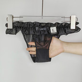 Nové dámske spodné prádlo v japonskom štýle s nízkym pásom, šifónové záhyby, mašľa, Lolita, priedušné tenké nohavičky s vlnitým okrajom A96