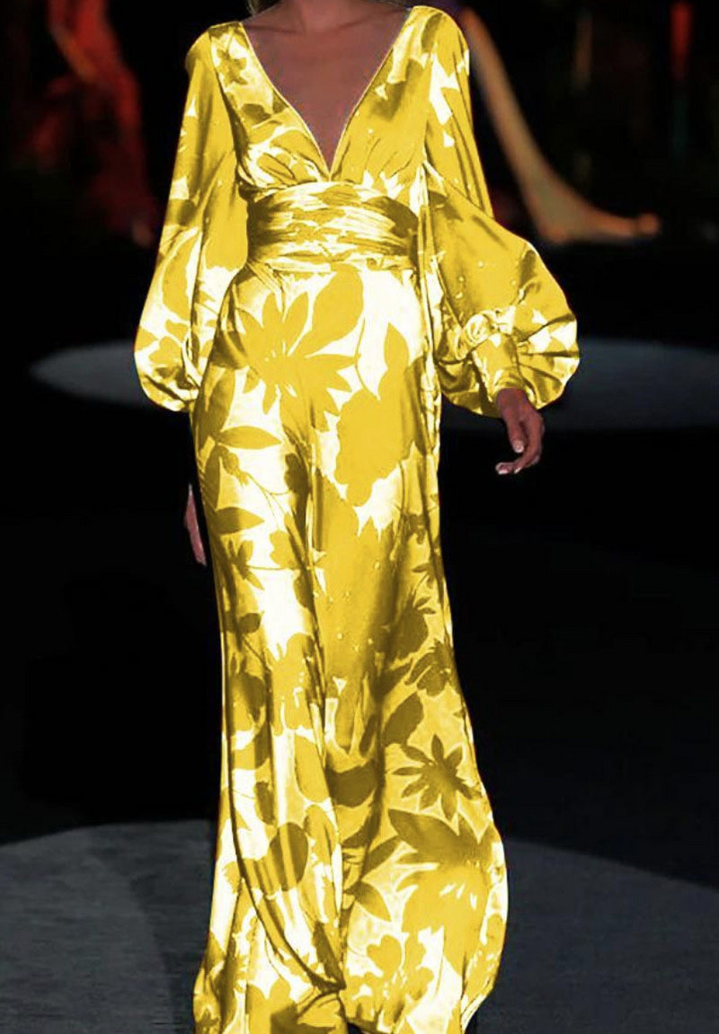 Haljina s V-izrezom. Veleprodajna ponuda haljina za žene, duge haljine velikih veličina