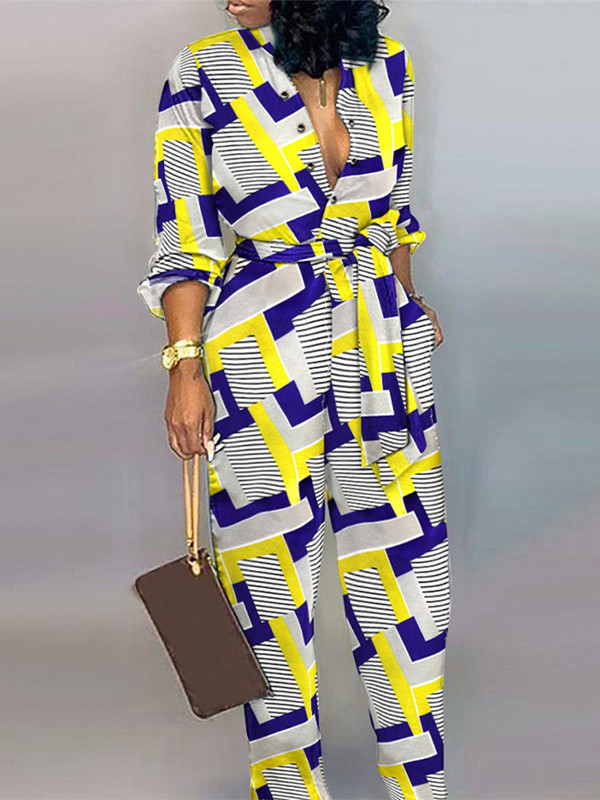 Γυναικεία Ολόσωμη φόρμα με κορδόνια με κορδόνι με βαθύ λαιμόκοψη, One Piece, άνοιξη, φθινόπωρο, γυναικείες φόρμες 2022 Fashion Lady Jumpsuits Streetwear