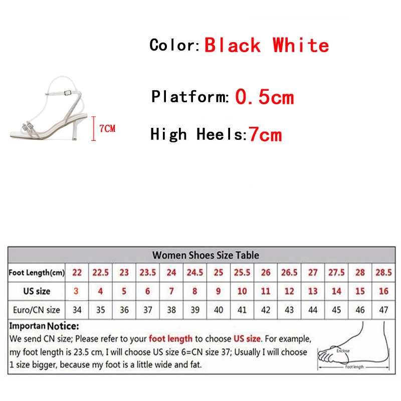 Liyke Ljetna moda sa svjetlucavim kamenčićima Ženske gladijatorske sandale s kristalnom kopčom, uskom trakom, četvrtasti prsti, cipele s tankom potpeticom od 7 cm Žene
