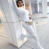 Ženski modni kombinezon za igru, kombinezon dugih rukava, hlače, hlače, trenerke