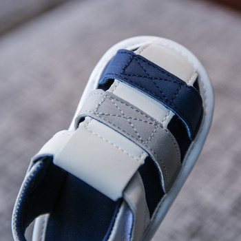 Модни летни сандали за бебета, момичета, момчета, новородени обувки за бебета Ежедневни обувки с меко дъно, неплъзгащи се, дишащи обувки Pre Walker