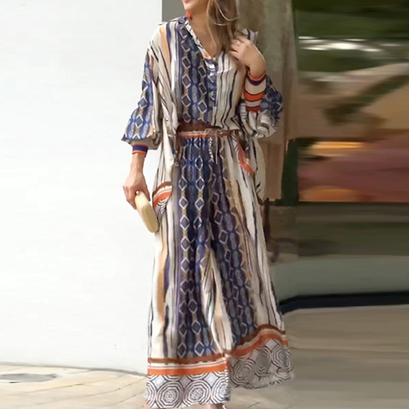 Lady Lady Elegantni dvodijelni set s proljetnim bluzama na revere i hlače širokih nogavica Novo jesensko žensko odijelo s dugim rukavima