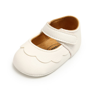 Νέα παπούτσια μωρού Παπούτσια για μωρά για κορίτσια Δερμάτινη σόλα από καουτσούκ Αντιολισθητική σόλα για νήπια First Walkers Βρεφική κούνια Παπούτσια για νεογέννητο κορίτσι μοκασίνια