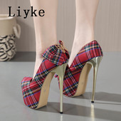 Liyke 2023, nove modne ženske cipele s platformom od crvenog trapera, cipele za ples na šipci, super visoke pete, 16,5 cm, cipele za ples na šipci, crvene traperice, stiletto Mujer