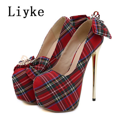 Liyke 2023, nove modne ženske cipele s platformom od crvenog trapera, cipele za ples na šipci, super visoke pete, 16,5 cm, cipele za ples na šipci, crvene traperice, stiletto Mujer