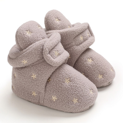 2022 Winter Snow Baby Boots Πολλαπλά χρώματα Μπάλες ζεστού χνούδι Εσωτερική κολλοειδής σόλα σωματιδίων Βρεφικά παπούτσια για νεογέννητα νήπια