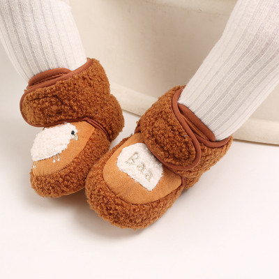 2022 Winter Snow Baby Boots Πολλαπλά χρώματα Μπάλες ζεστού χνούδι Εσωτερική κολλοειδής σόλα σωματιδίων Βρεφικά παπούτσια για νεογέννητα νήπια