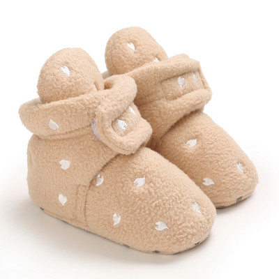 2022 Winter Snow Baby Boots Πολλαπλά χρώματα Μπάλες ζεστού χνούδι Εσωτερική κολλοειδής σόλα σωματιδίων Βρεφικά παπούτσια για νεογέννητα νήπια