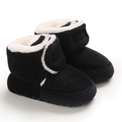 2022 Winter Snow Baby Boots Πολλαπλά χρώματα Μπάλες ζεστού χνούδι Εσωτερική κολλοειδής σόλα σωματιδίων Βρεφικά παπούτσια για νεογέννητα νήπια