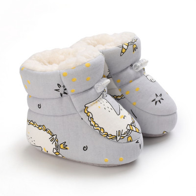 2022 Winter Snow Baby Boots Πολλαπλά χρώματα Μπάλες ζεστού χνούδι Εσωτερική κολλοειδής σόλα σωματιδίων Βρεφικά παπούτσια για νεογέννητα νήπια