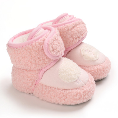 2022 Winter Snow Baby Boots Πολλαπλά χρώματα Μπάλες ζεστού χνούδι Εσωτερική κολλοειδής σόλα σωματιδίων Βρεφικά παπούτσια για νεογέννητα νήπια