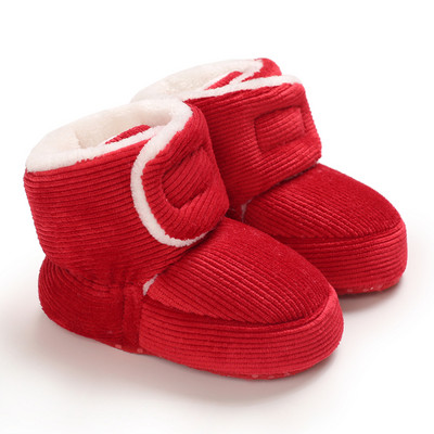 2022 Winter Snow Baby Boots Πολλαπλά χρώματα Μπάλες ζεστού χνούδι Εσωτερική κολλοειδής σόλα σωματιδίων Βρεφικά παπούτσια για νεογέννητα νήπια