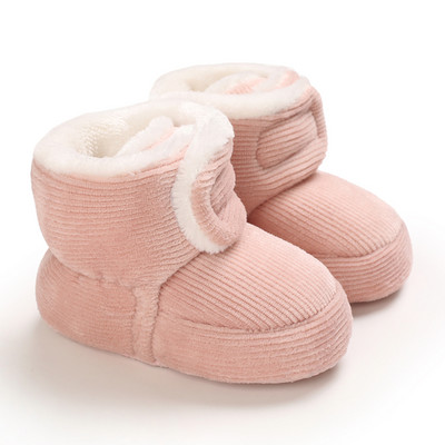 2022 Winter Snow Baby Boots Πολλαπλά χρώματα Μπάλες ζεστού χνούδι Εσωτερική κολλοειδής σόλα σωματιδίων Βρεφικά παπούτσια για νεογέννητα νήπια