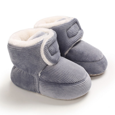 2022 Winter Snow Baby Boots Πολλαπλά χρώματα Μπάλες ζεστού χνούδι Εσωτερική κολλοειδής σόλα σωματιδίων Βρεφικά παπούτσια για νεογέννητα νήπια