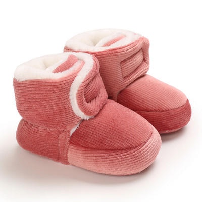 2022 Winter Snow Baby Boots Πολλαπλά χρώματα Μπάλες ζεστού χνούδι Εσωτερική κολλοειδής σόλα σωματιδίων Βρεφικά παπούτσια για νεογέννητα νήπια