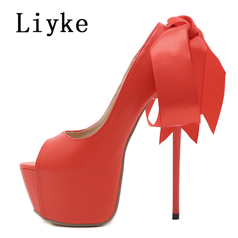 Liyke Tocuri înalte roșii pentru femei 2023, noi, sexy, peep toe, pentru petrecerea de nuntă, pantofi de striptease de mătase, cu dantelă, cu platformă, sandale stiletto