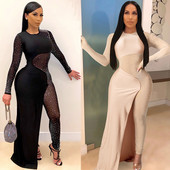 Sexy dámsky overal s kamienkami a výstrihom do V, lesklý sieťovaný overal s kvetinovým vzorom