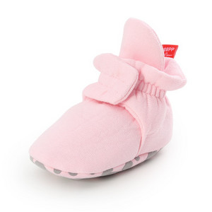 Dječje cipele za novorođenčad, dječake, djevojčice Pruge na pruge, prve čizme za hodanje, pamučne udobne mekane tople čizme za dojenčad protiv klizanja