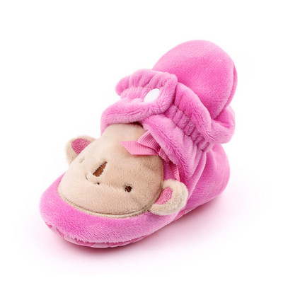 Dječje cipele za novorođenčad, dječake, djevojčice Pruge na pruge, prve čizme za hodanje, pamučne udobne mekane tople čizme za dojenčad protiv klizanja