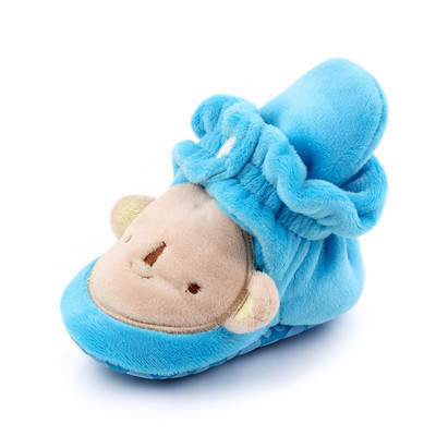 Dječje cipele za novorođenčad, dječake, djevojčice Pruge na pruge, prve čizme za hodanje, pamučne udobne mekane tople čizme za dojenčad protiv klizanja