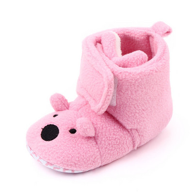 Dječje cipele za novorođenčad, dječake, djevojčice Pruge na pruge, prve čizme za hodanje, pamučne udobne mekane tople čizme za dojenčad protiv klizanja