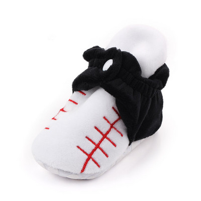 Dječje cipele za novorođenčad, dječake, djevojčice Pruge na pruge, prve čizme za hodanje, pamučne udobne mekane tople čizme za dojenčad protiv klizanja