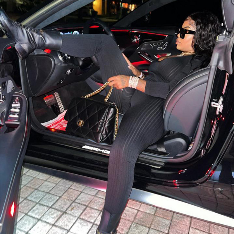 Salopetă neagră de club pentru femei sexy, cu decolteu în V, bodycon, solidă, ocazională, salopete de petrecere