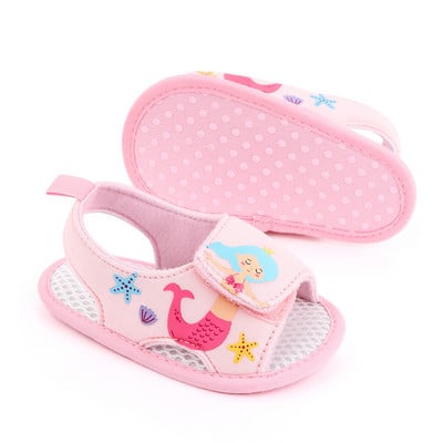 Detské dievčenské topánky, balerínky pre batoľatá, prémiové mäkké gumené podrážky s protišmykovou letnou kvetinovou čipkou, prvé chodítko