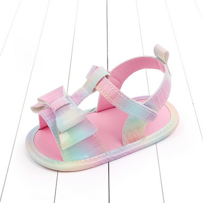 Detské dievčenské topánky, balerínky pre batoľatá, prémiové mäkké gumené podrážky s protišmykovou letnou kvetinovou čipkou, prvé chodítko