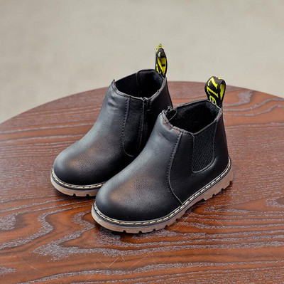 Dječje, dječje modne čizme, proljetne, tinejdžerske, chelsea čizme s patentnim zatvaračem, velike dječačke čizme za snijeg, tenisice od PU kože, botas