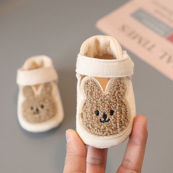 2022 г. Нови обувки за новородени бебета за малки деца Момчета Пантофи за момичета Prewalker Ежедневни обувки Зимни малки животни Първи проходилки